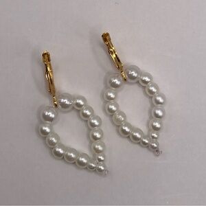 ⭐️Exquisitely Elegant Handmade Pearl Drop Earrings